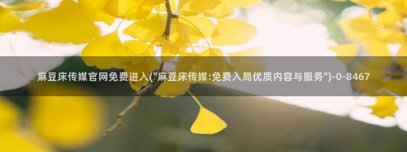 麻豆视频热门专区：麻豆床传媒官网免费进入(\